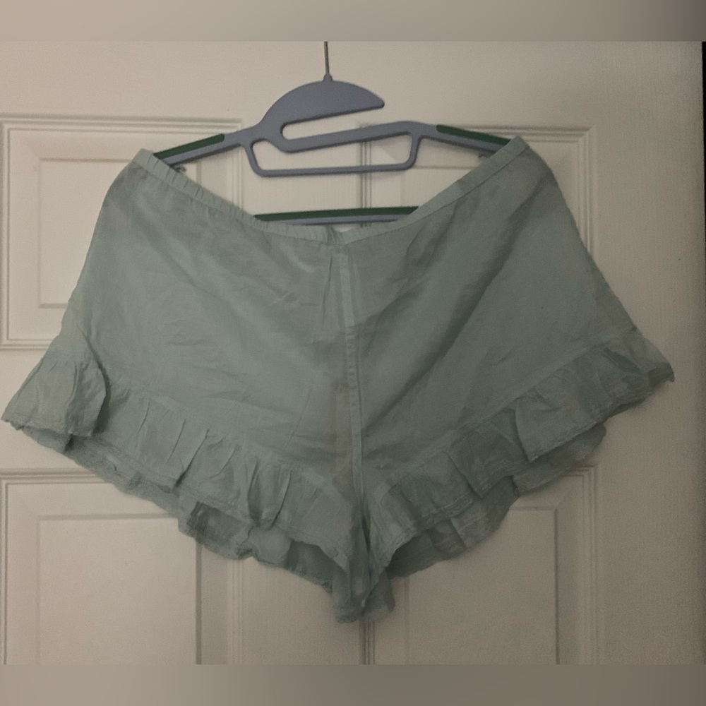 SKIMS Frost Blue NWT Voile Shorts MEDIUM MSRP $48.00